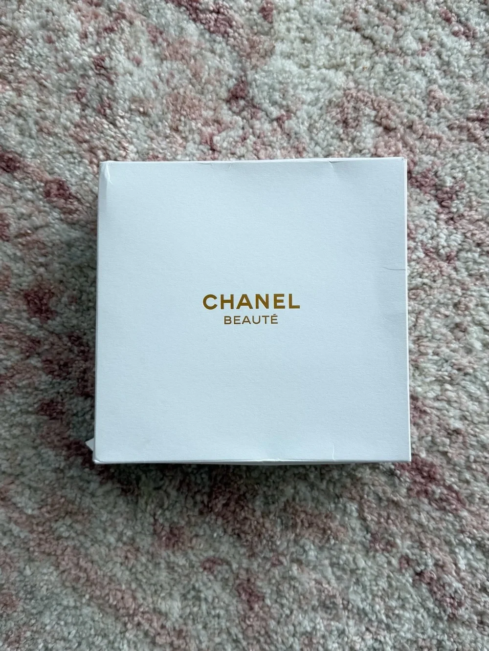 CHANEL White Cosmetic Case